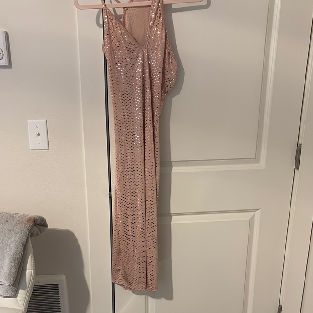 Sparkling Pink Sequin Dress